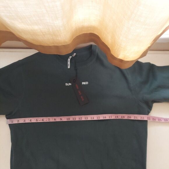 Sun Day Red x Tiger Woods Pines Luare Heavyweight Crew Pine/Needle NEW Medium - Picture 8 of 11